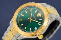 Thumbnail for Versace Ladies Hellenyium Two-Tone Green V12050015 - Watches & Crystals