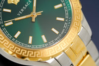 Thumbnail for Versace Ladies Hellenyium Two-Tone Green V12050015 - Watches & Crystals