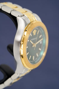 Thumbnail for Versace Ladies Hellenyium Two-Tone Green V12050015 - Watches & Crystals