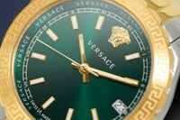 Thumbnail for Versace Ladies Hellenyium Two-Tone Green V12050015 - Watches & Crystals