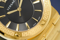 Thumbnail for Versace Ladies Watch Greca Logo Gold Black VEVH00820 - Watches & Crystals