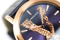 Thumbnail for Versace Ladies Watch Virtus Blue IP Gold VERI00420 - Watches & Crystals