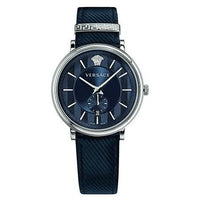 Thumbnail for Versace Men's Watch V-Circle Small Seconds Blue VBQ010017 - Watches & Crystals