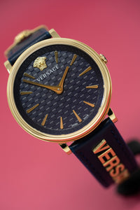 Thumbnail for Versace V-Circle Blue - Watches & Crystals