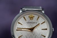 Thumbnail for Versace V-Circle Manifesto Silver - Watches & Crystals