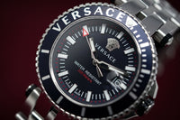 Thumbnail for Versace V-Race Diver Black - Watches & Crystals