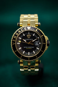 Thumbnail for Versace V-Race Diver Gold Plated - Watches & Crystals
