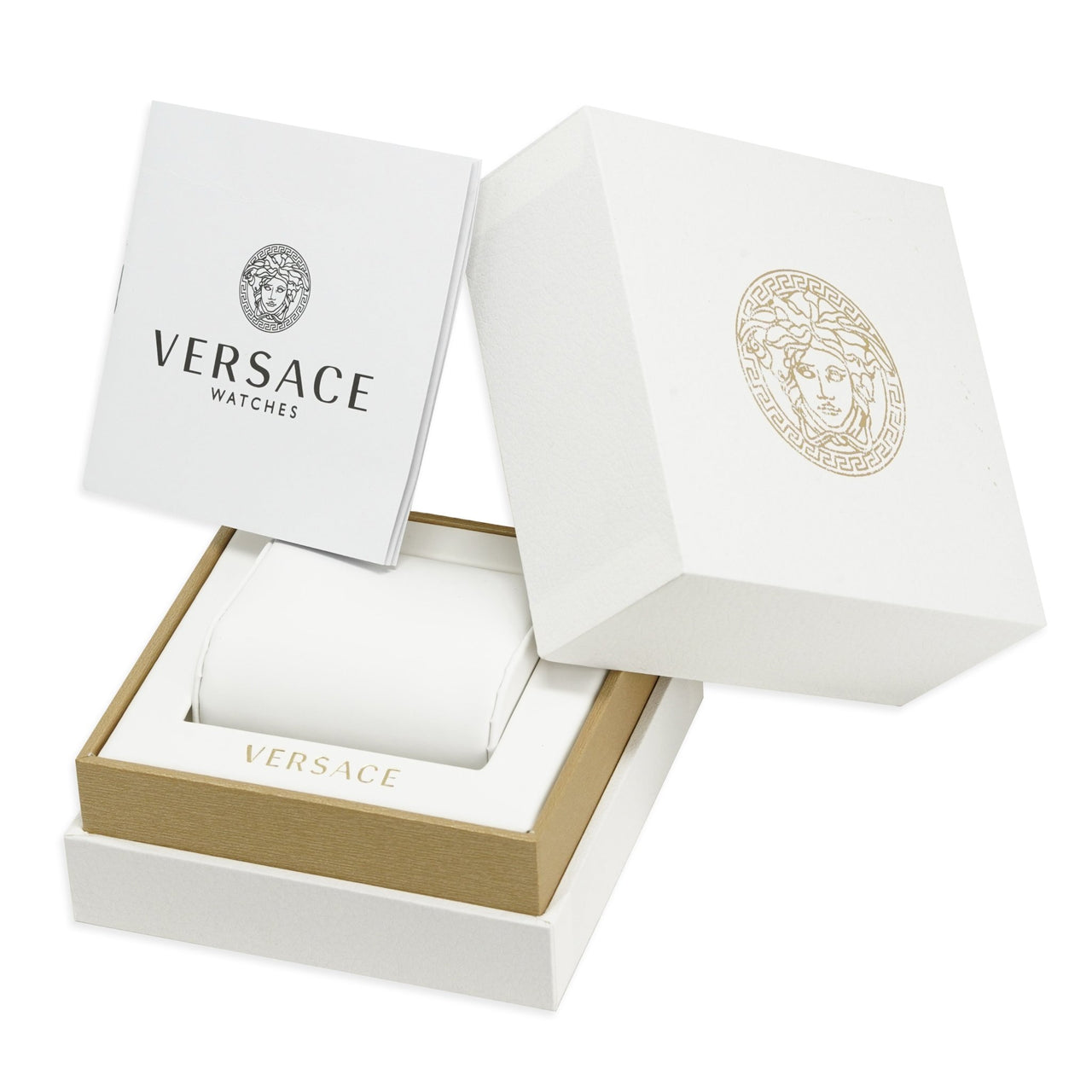 Versace Watch V-Circle 42mm Black VEBQ01219 - Watches & Crystals