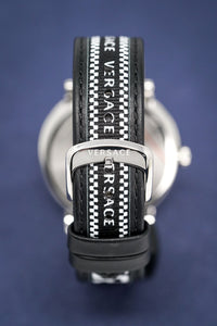 Thumbnail for Versace Watch V-Circle Black VEBQ01219 - Watches & Crystals